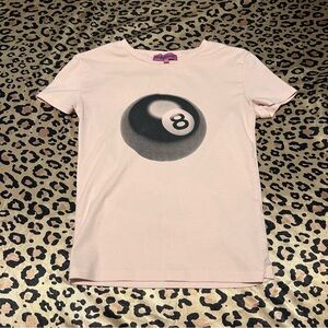 Edikted Pink Top with 8ball